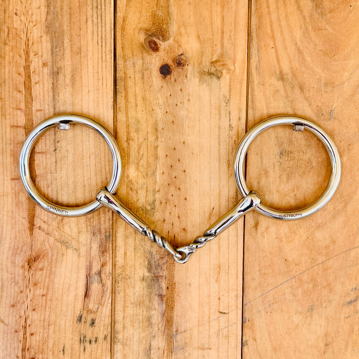 Dustybutts ‘Spinner’ Half & Half Weighted Snaffle Bit