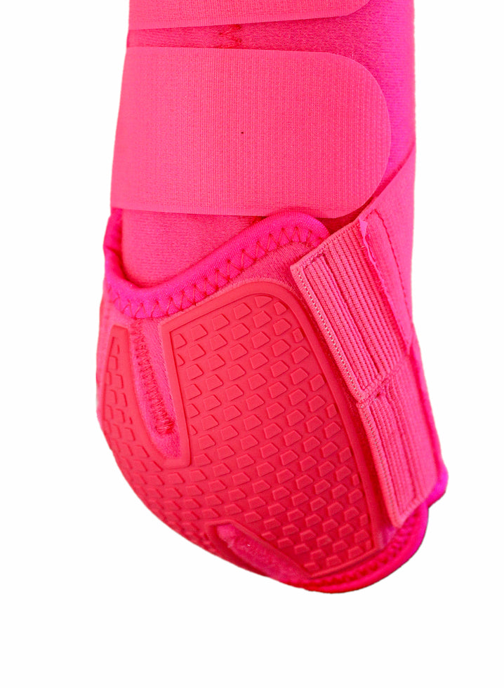 Dustybutts Equistride Protection Boot // Hot Pink