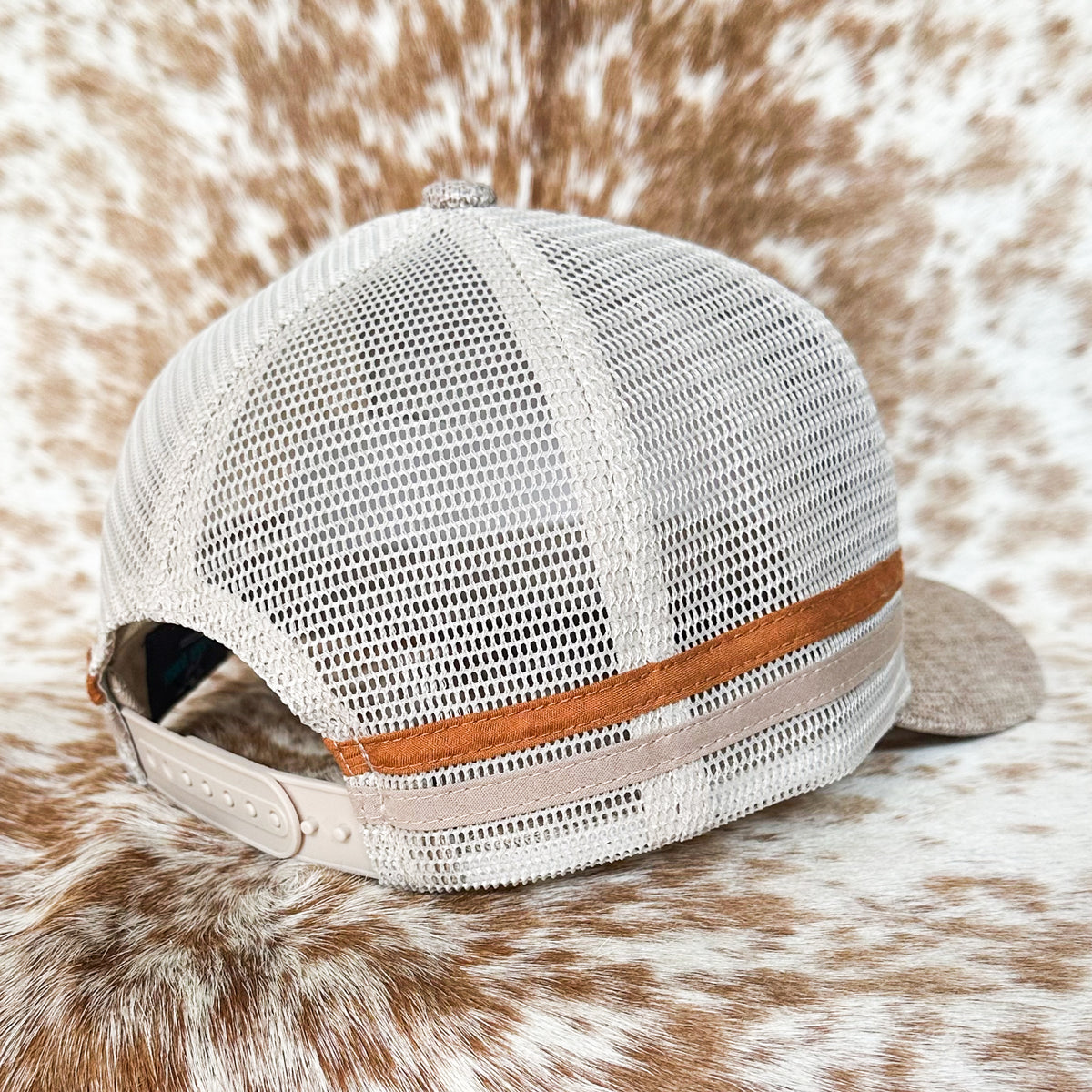 Dustybutts Trucker Cap // Hemp & Tan