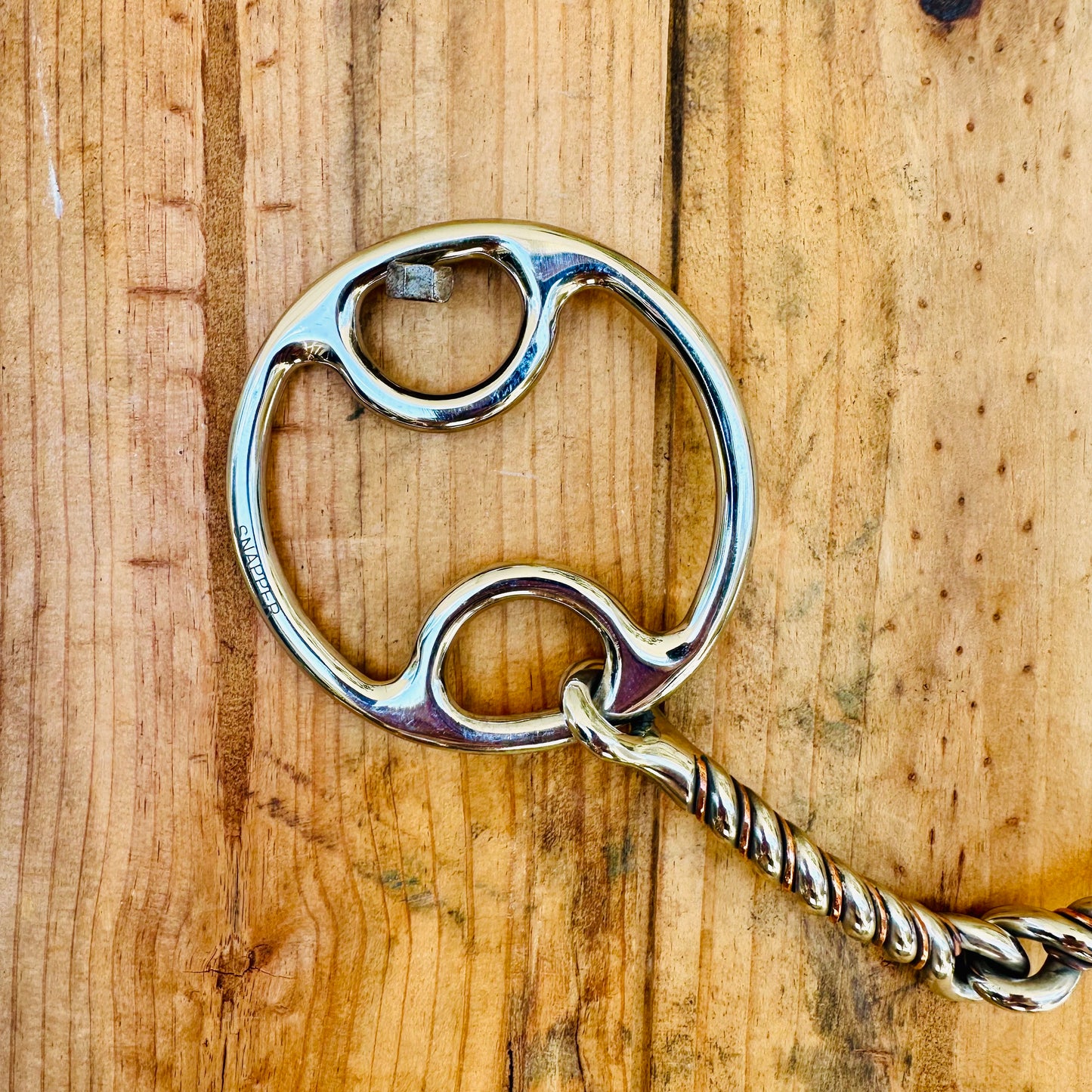 Dustybutts ‘Snapper’ Locked Snaffle Bit