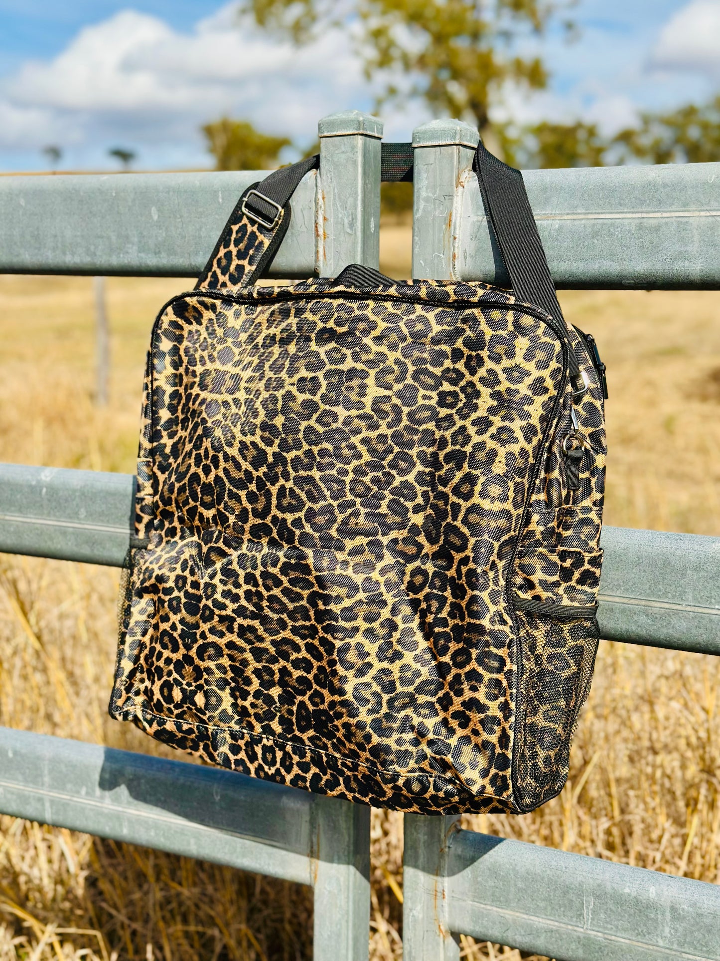 Introductory Price // Dustybutts Sports Boot Bag - Leopard