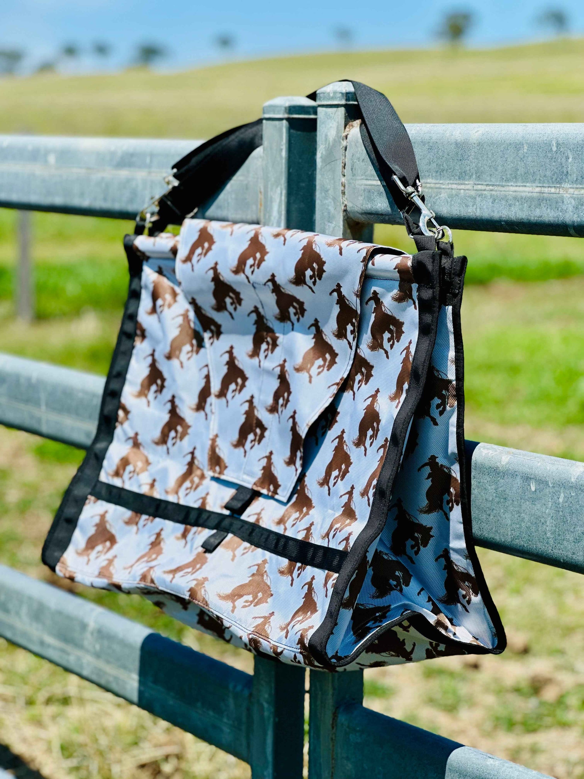 Dustybutts Top Load Hay Bag- Let 'Er Buck