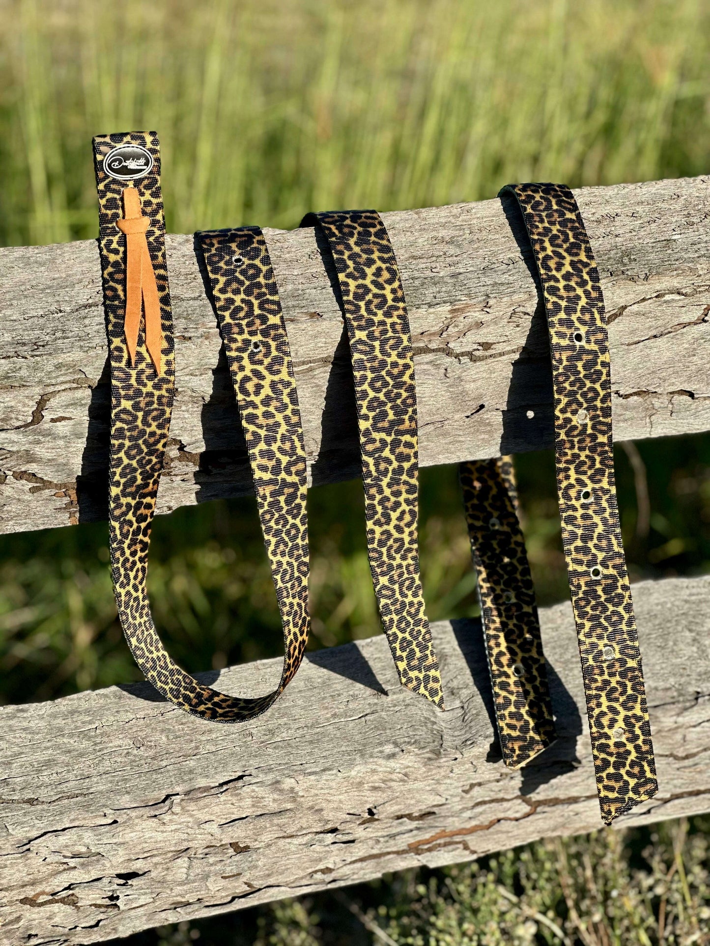 dustybutts-nylon-tie-strap-and-off-billet-set---leopard-latigos---dustybutts-australia-35929381
