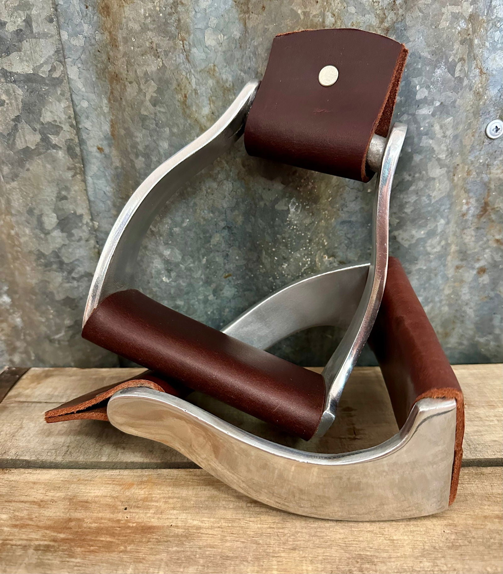 Aluminium Twisted Stirrups -  - Dustybutts Australia