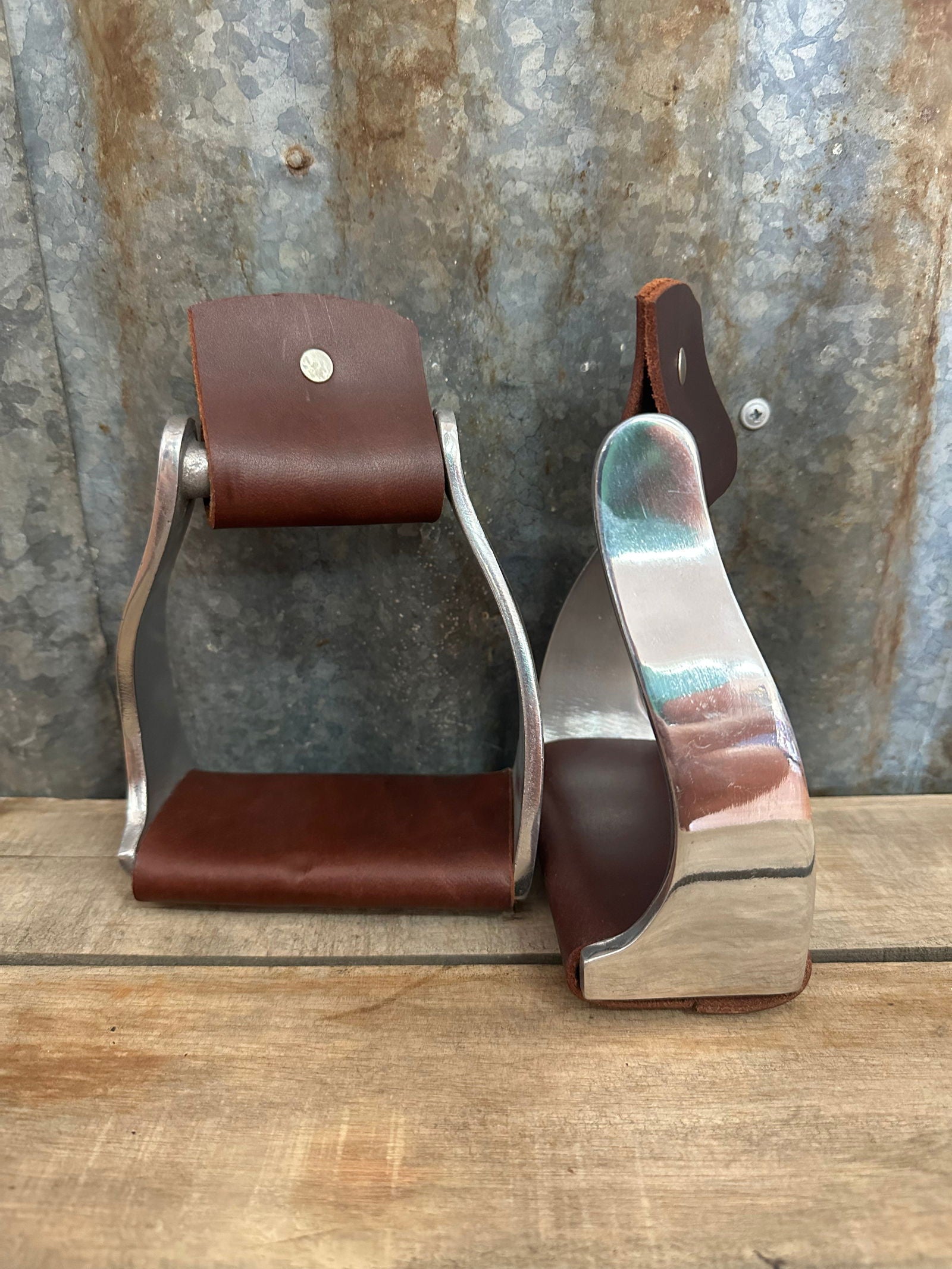 Aluminium Twisted Stirrups -  - Dustybutts Australia