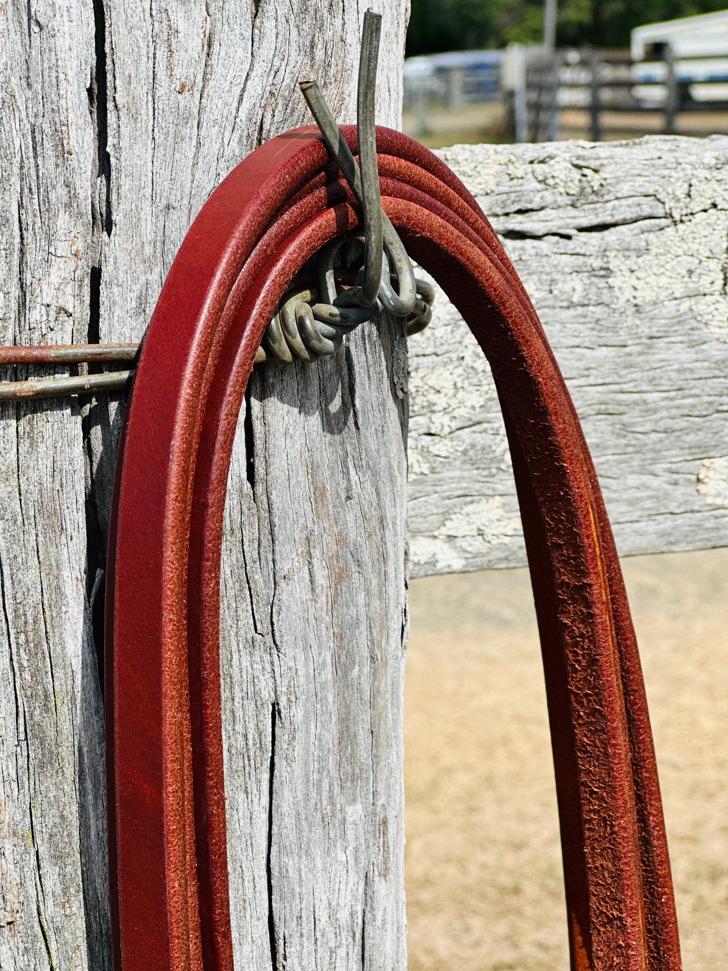 5/8” Oiled Harness Leather Split Reins