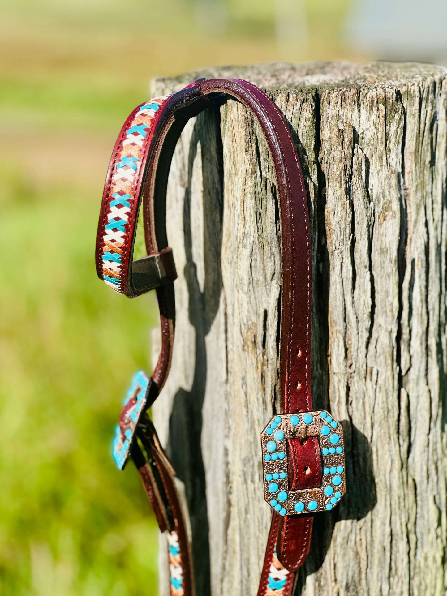 leather-one-eared-bridle-with-cross-stitch-design-bridles---dustybutts-australia-35929638