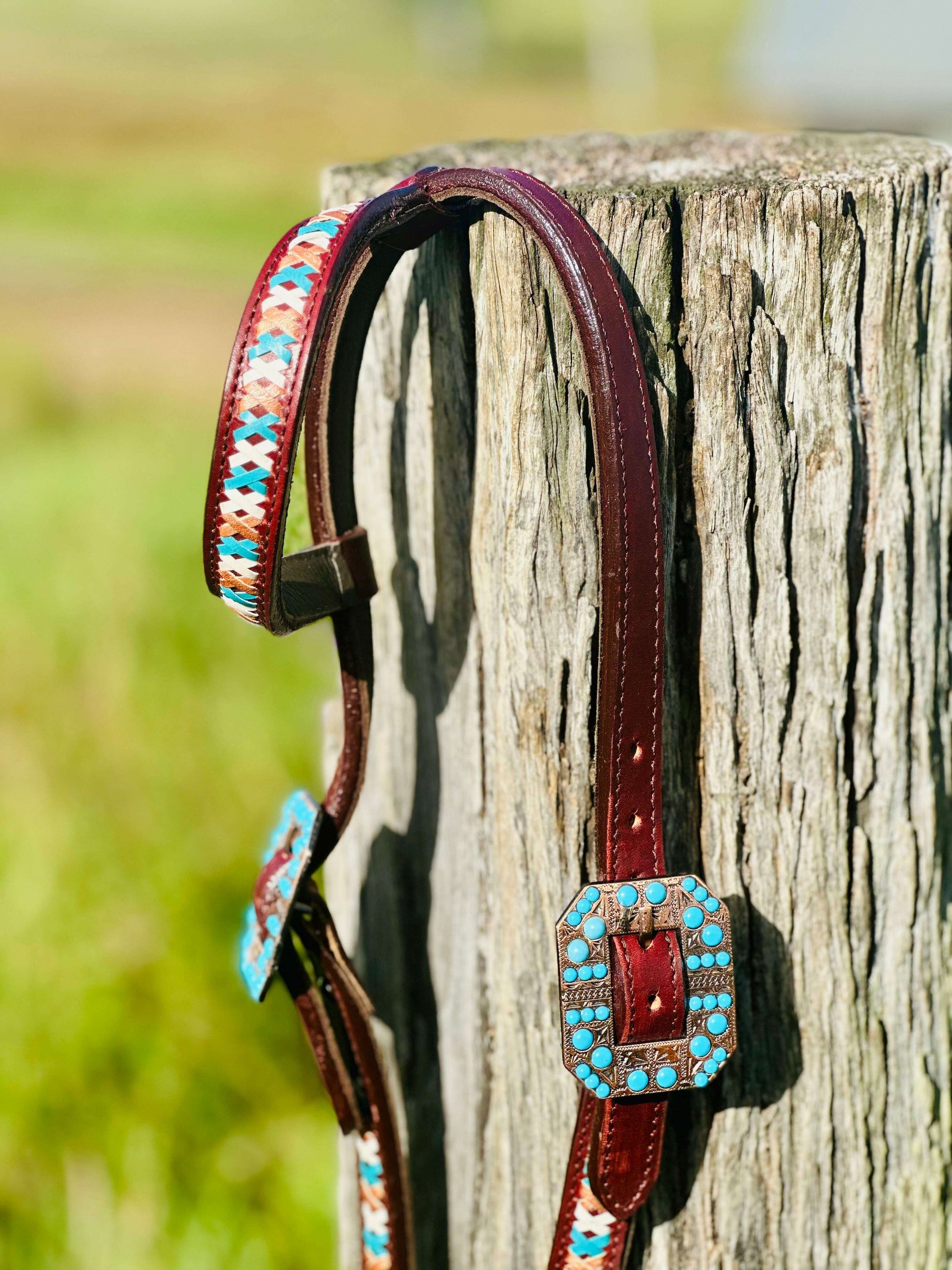 leather-one-eared-bridle-with-cross-stitch-design-bridles---dustybutts-australia-35929638