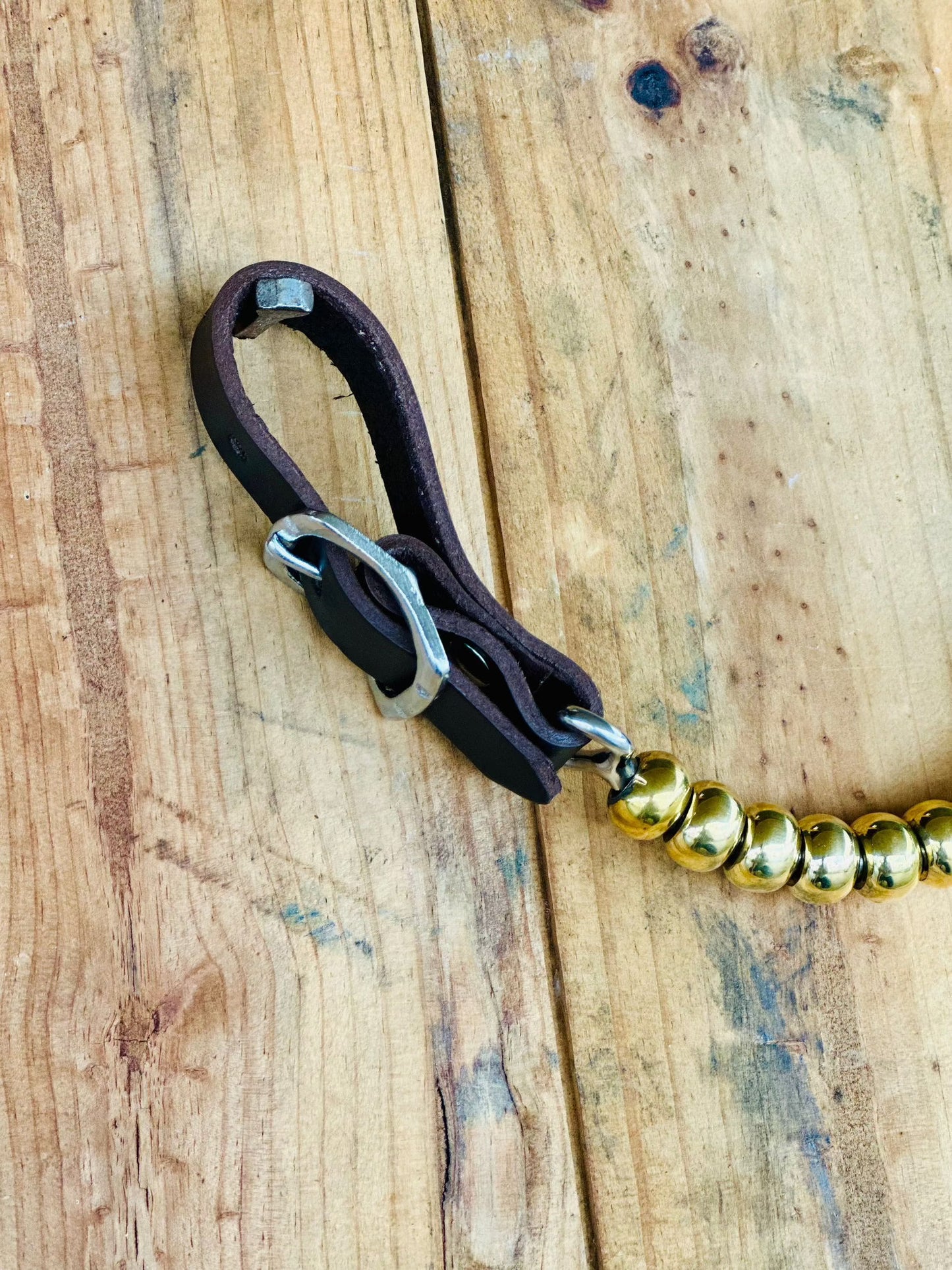 Beaded Curb Chain // Gold - Dustybutts Australia