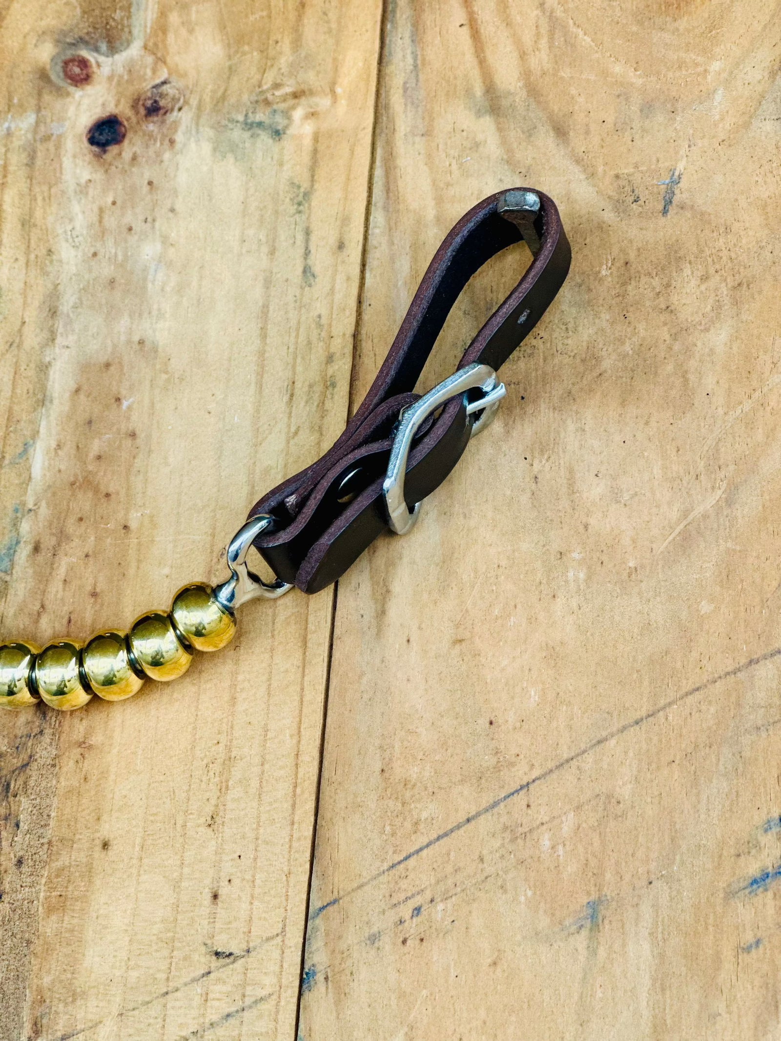 Beaded Curb Chain // Gold - Dustybutts Australia