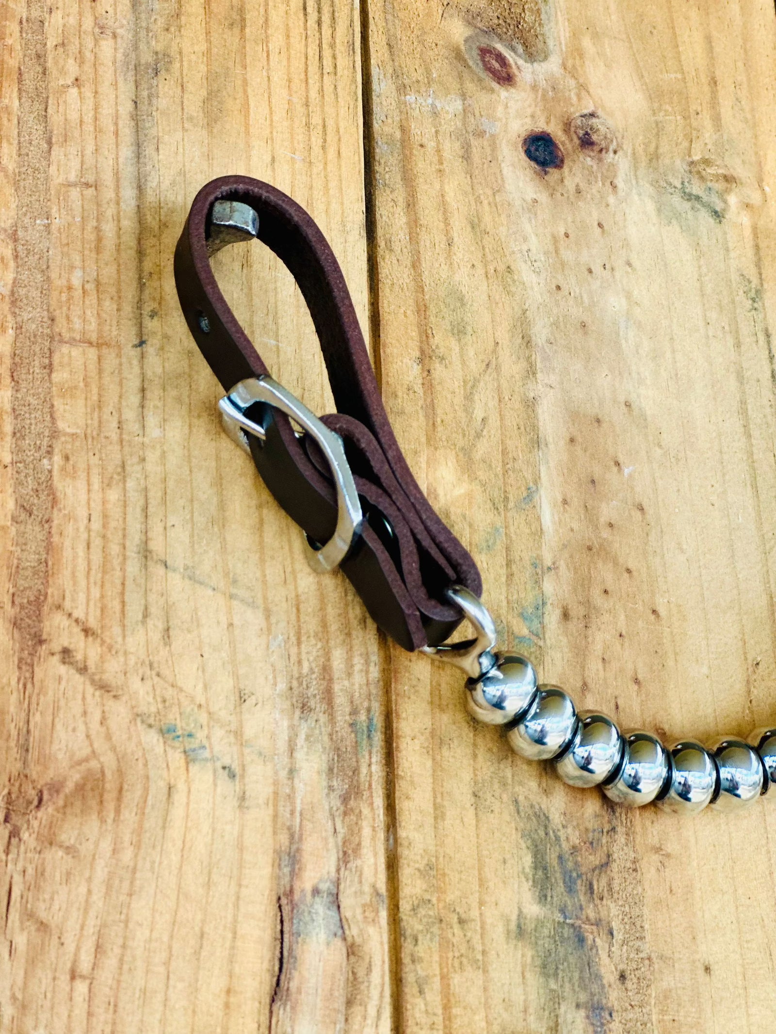 Beaded Curb Chain // Silver - Dustybutts Australia
