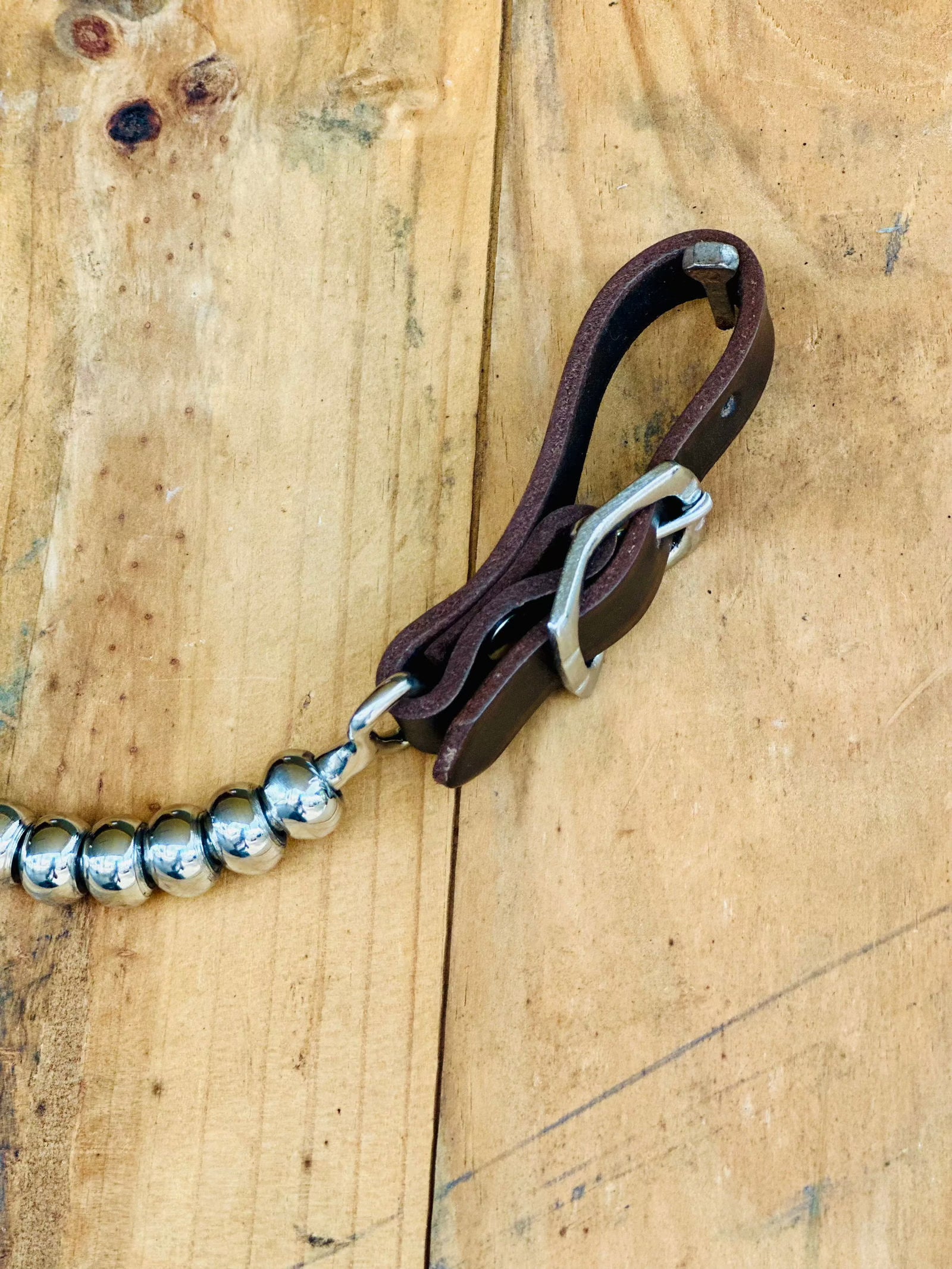 Beaded Curb Chain // Silver - Dustybutts Australia