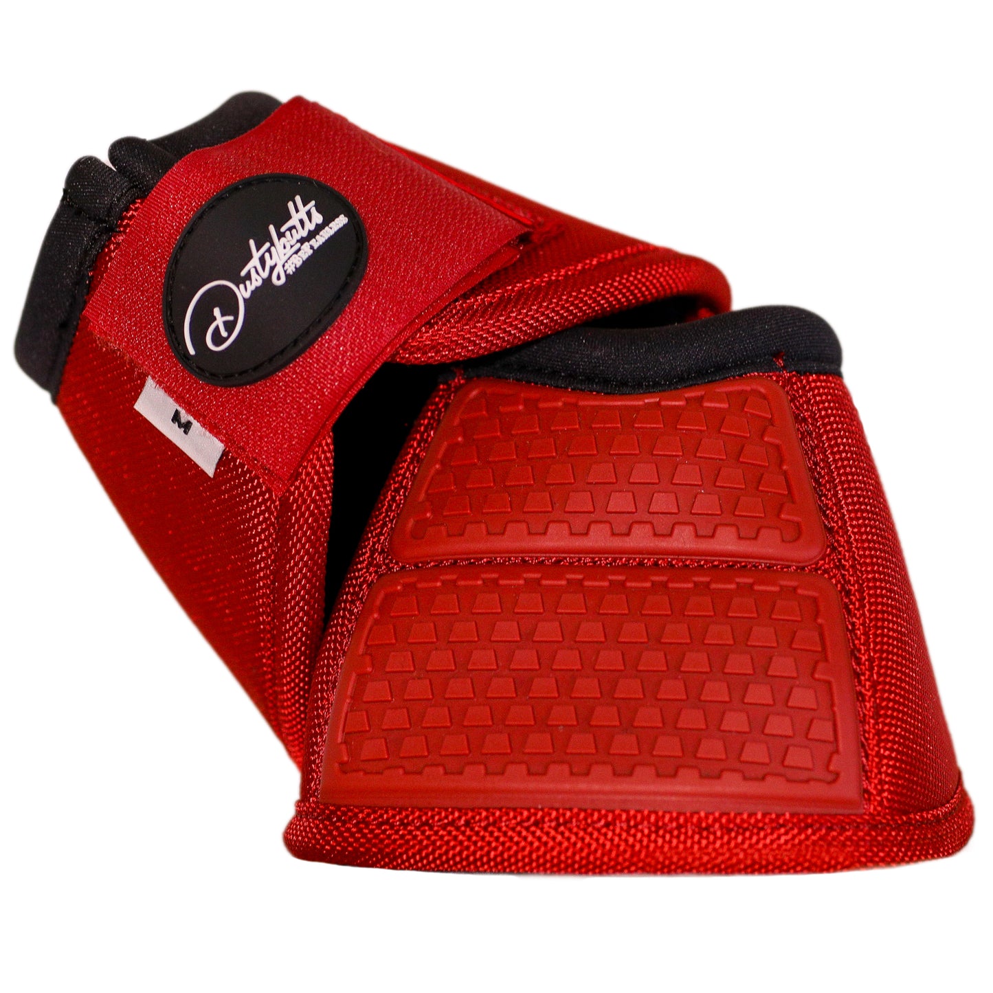 Dustybutts Equistride No Turn Bell Boots // Red