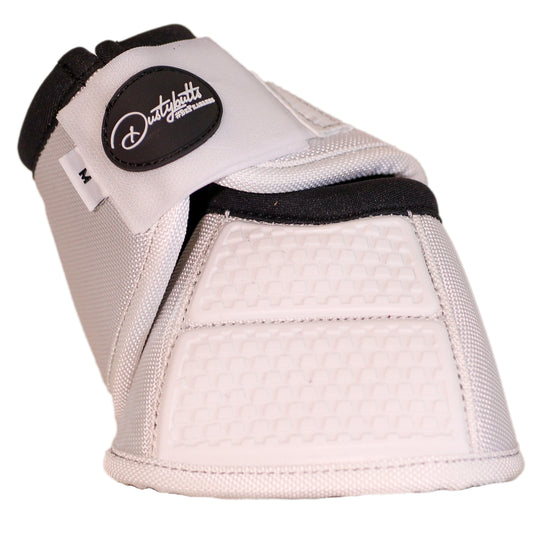 Dustybutts Equistride No Turn Bell Boots // White