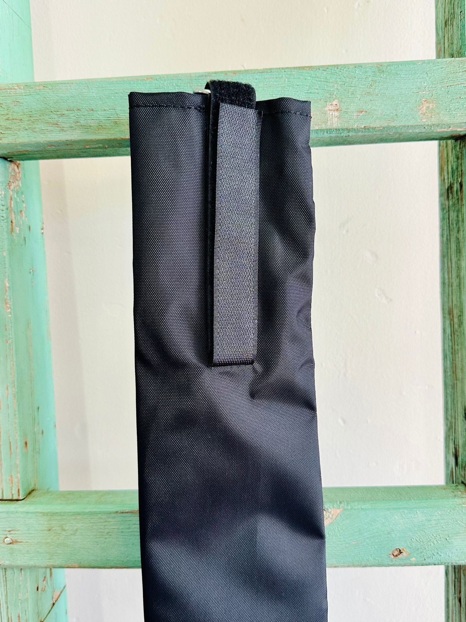 Black Tail Bag With Turquoise Whippers // Regular - Dustybutts Australia
