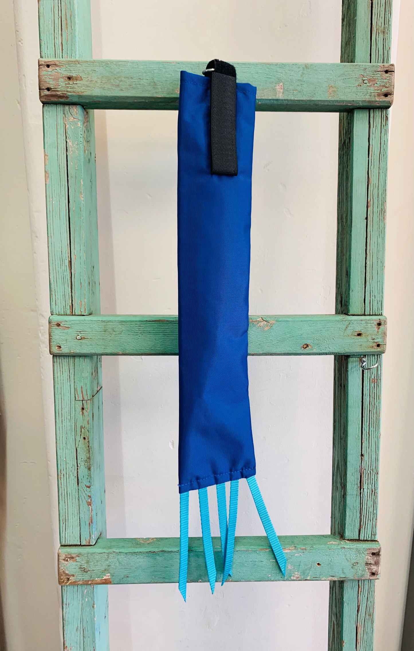 Blue Tail Bag With Turquoise Whippers // Mini - Dustybutts Australia