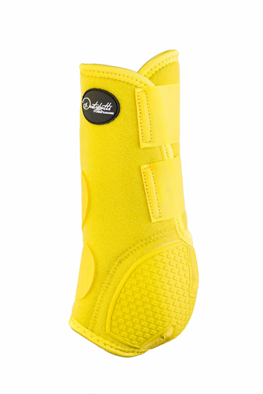 Dustybutts Equistride Protection Boot // Yellow