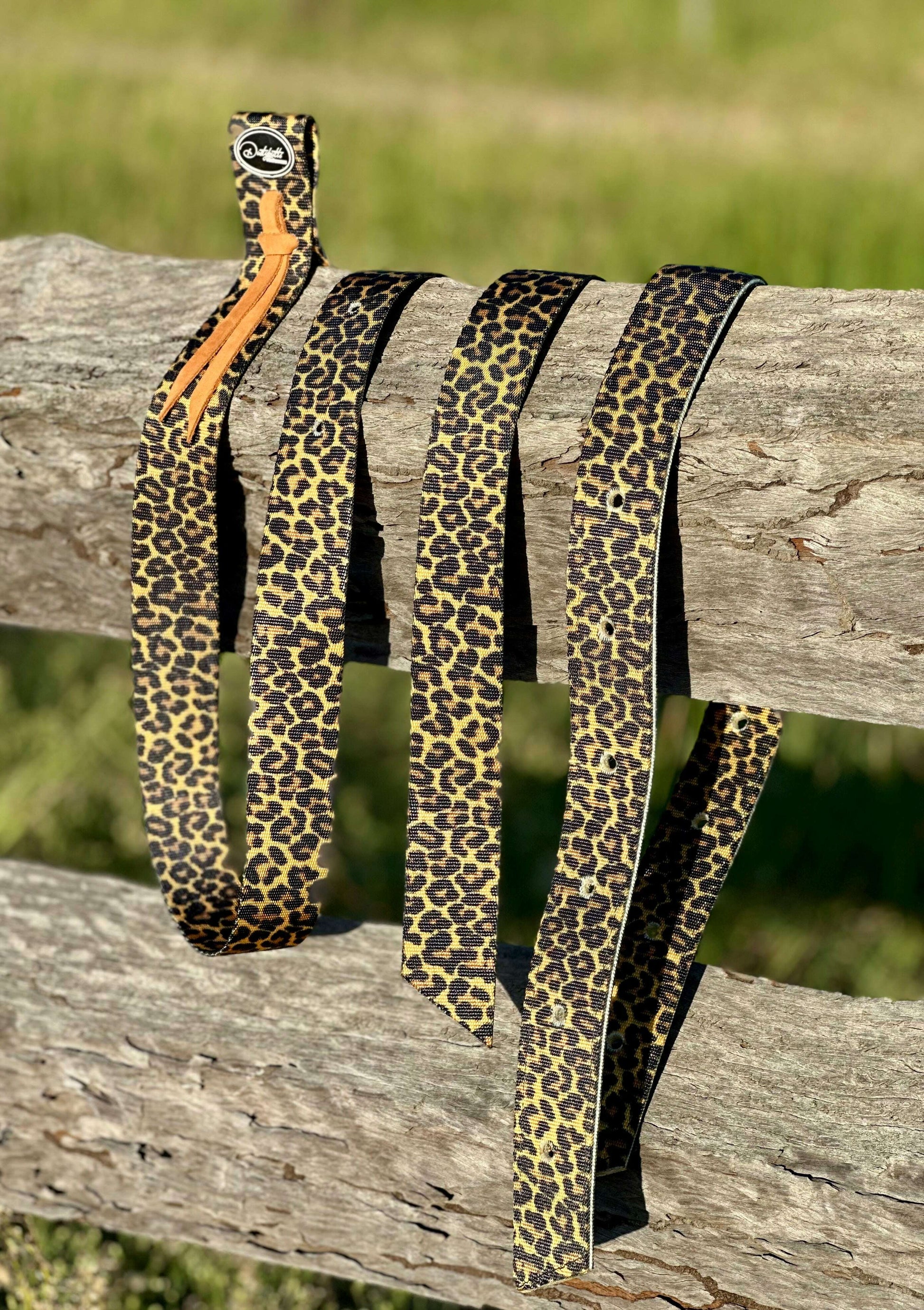 dustybutts-nylon-tie-strap-and-off-billet-set---leopard-latigos---dustybutts-australia-35929382