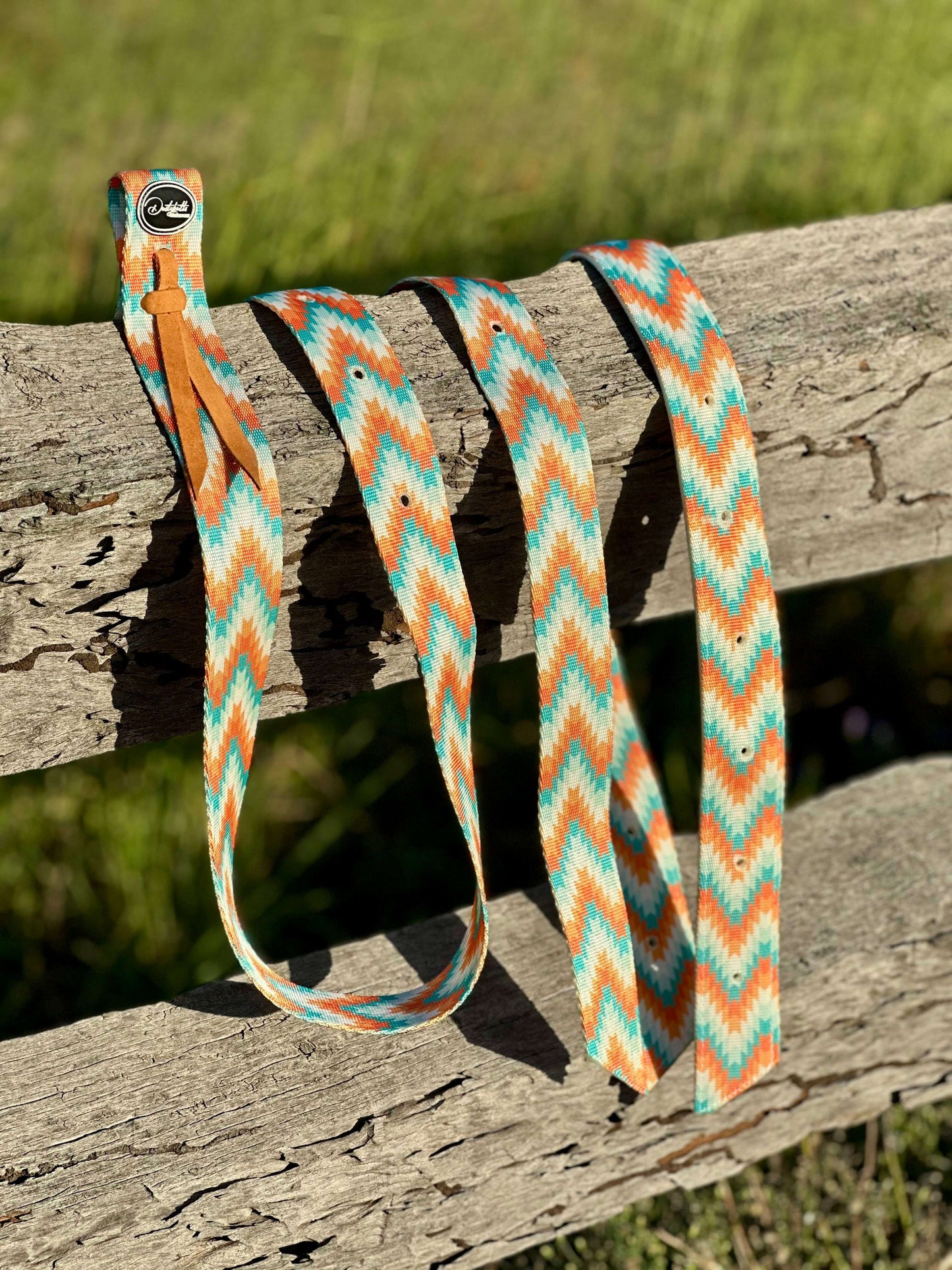 dustybutts-nylon-tie-strap-and-off-billet-set---tribal-latigos---dustybutts-australia-35929377