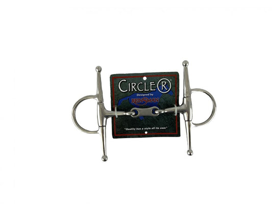 Circle R Reinsman Full Cheek French Link Snaffle Bit -  - Dustybutts Australia