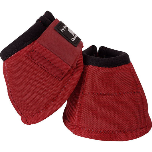 Classic Equine Bell Boots - Crimson - Dustybutts Australia