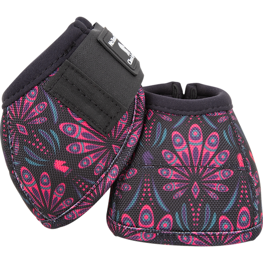 Classic Equine Bell Boots - Peacock - Dustybutts Australia