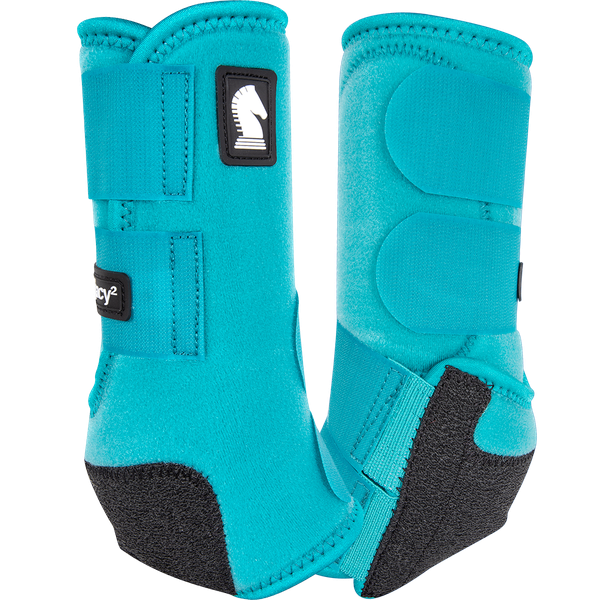 Classic Equine Legacy 2 boots - Aqua - Dustybutts Australia