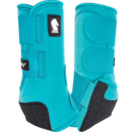 Classic Equine Legacy 2 boots - Aqua - Dustybutts Australia