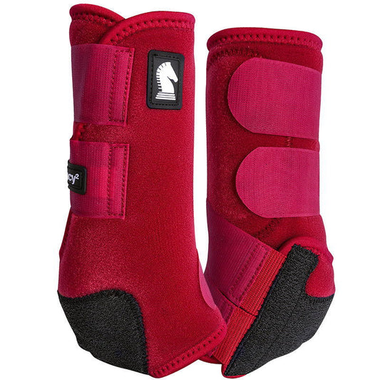 Classic Equine Legacy 2 boots - Crimson - Dustybutts Australia
