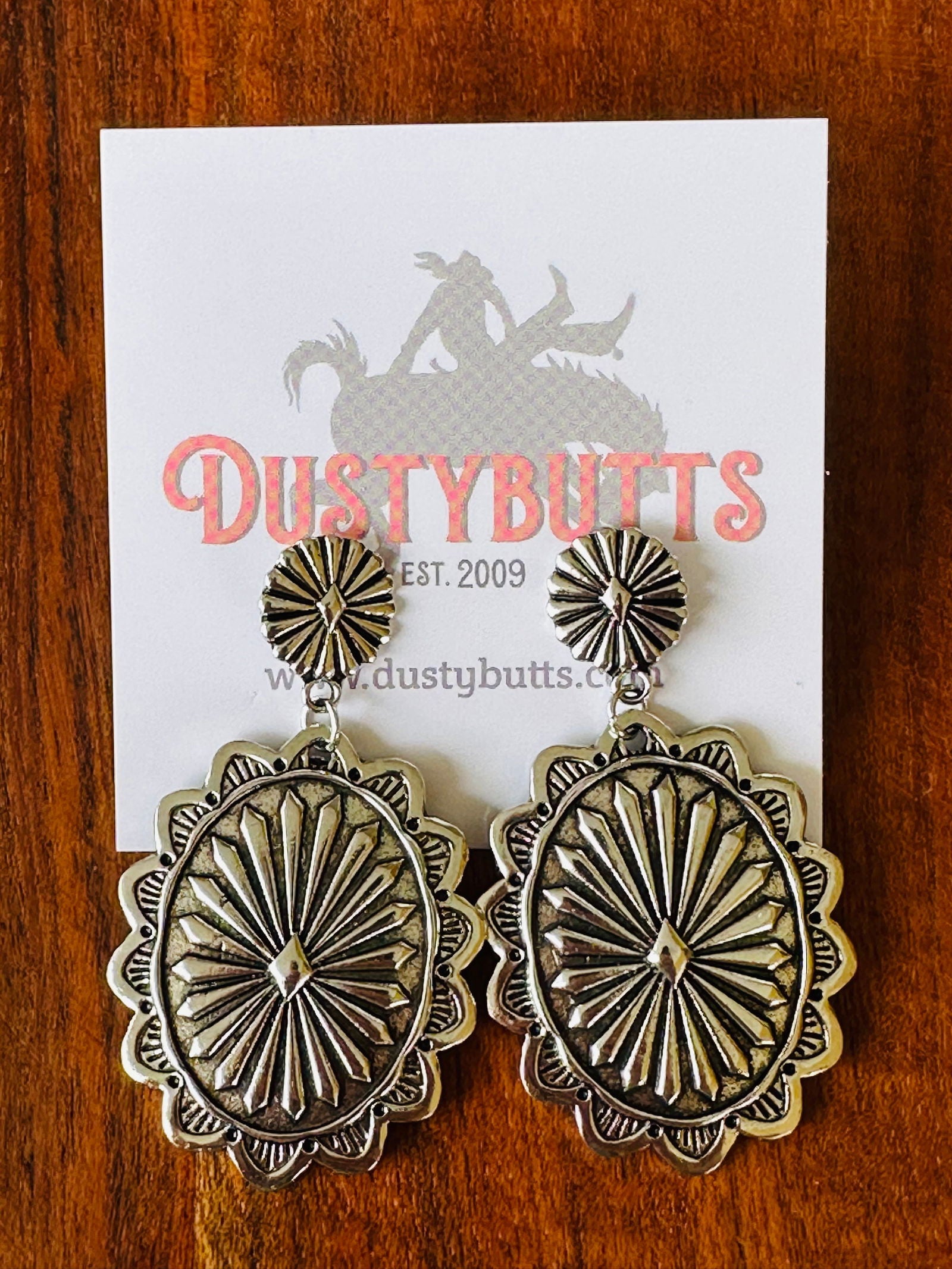 Concho Drop Earrings -  - Dustybutts Australia