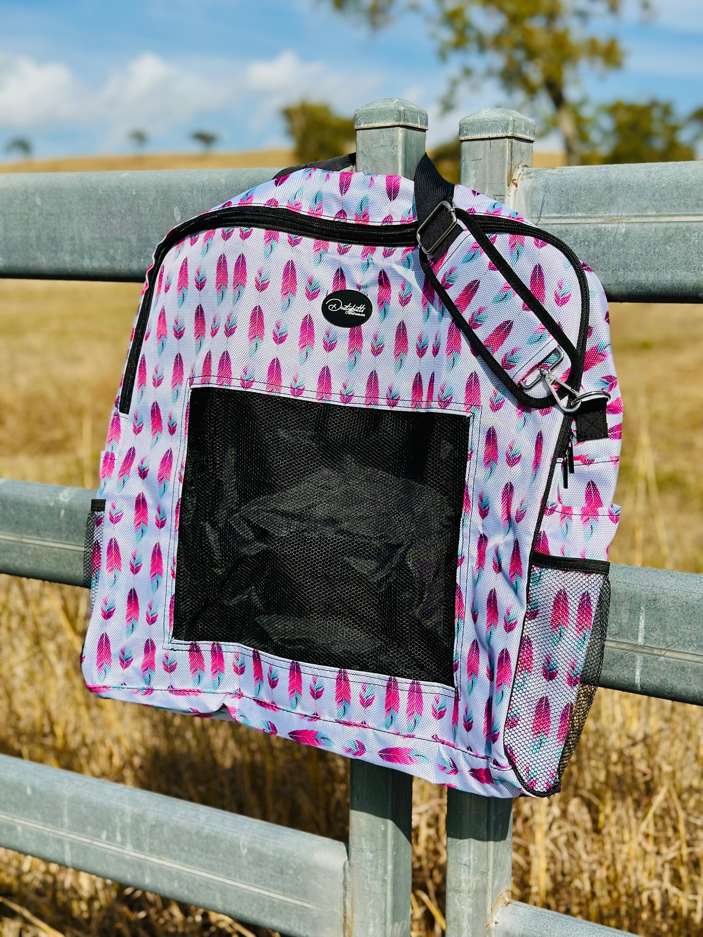 Introductory Price // Dustybutts Sports Boot Bag - Boho Feathers