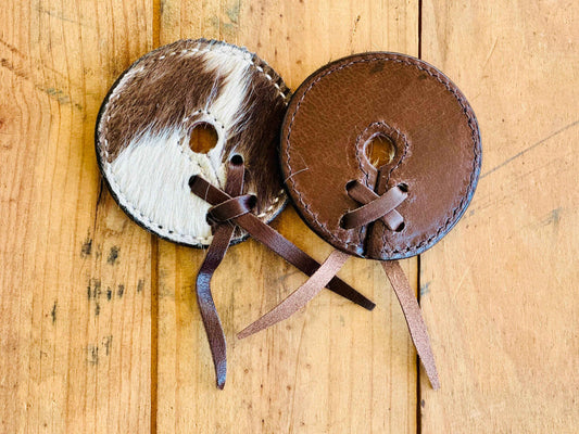 Leather Bit Guards // Cowhide - 3.