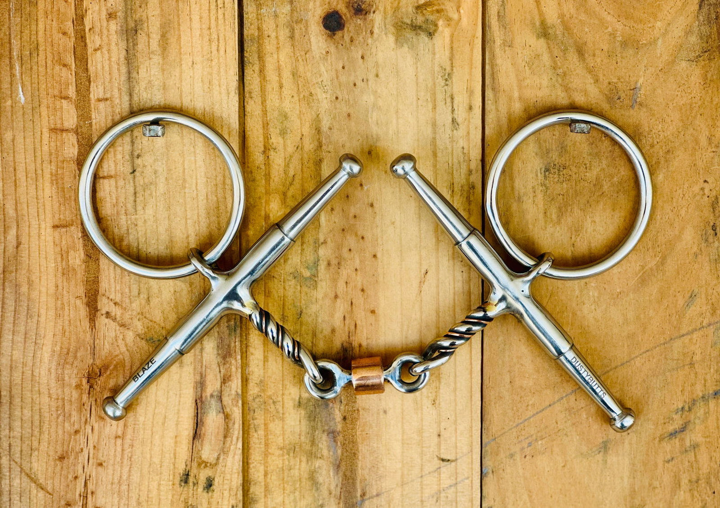 Dustybutts ‘Blaze’ Fulmer Loose Ring Snaffle Bit -  - Dustybutts Australia