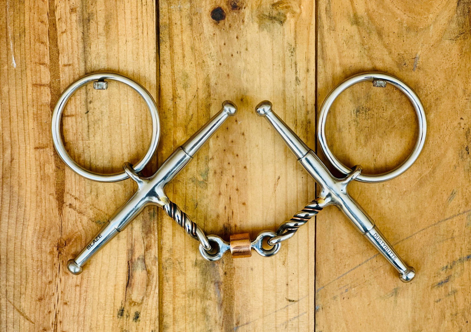 Dustybutts ‘Blaze’ Fulmer Loose Ring Snaffle Bit -  - Dustybutts Australia