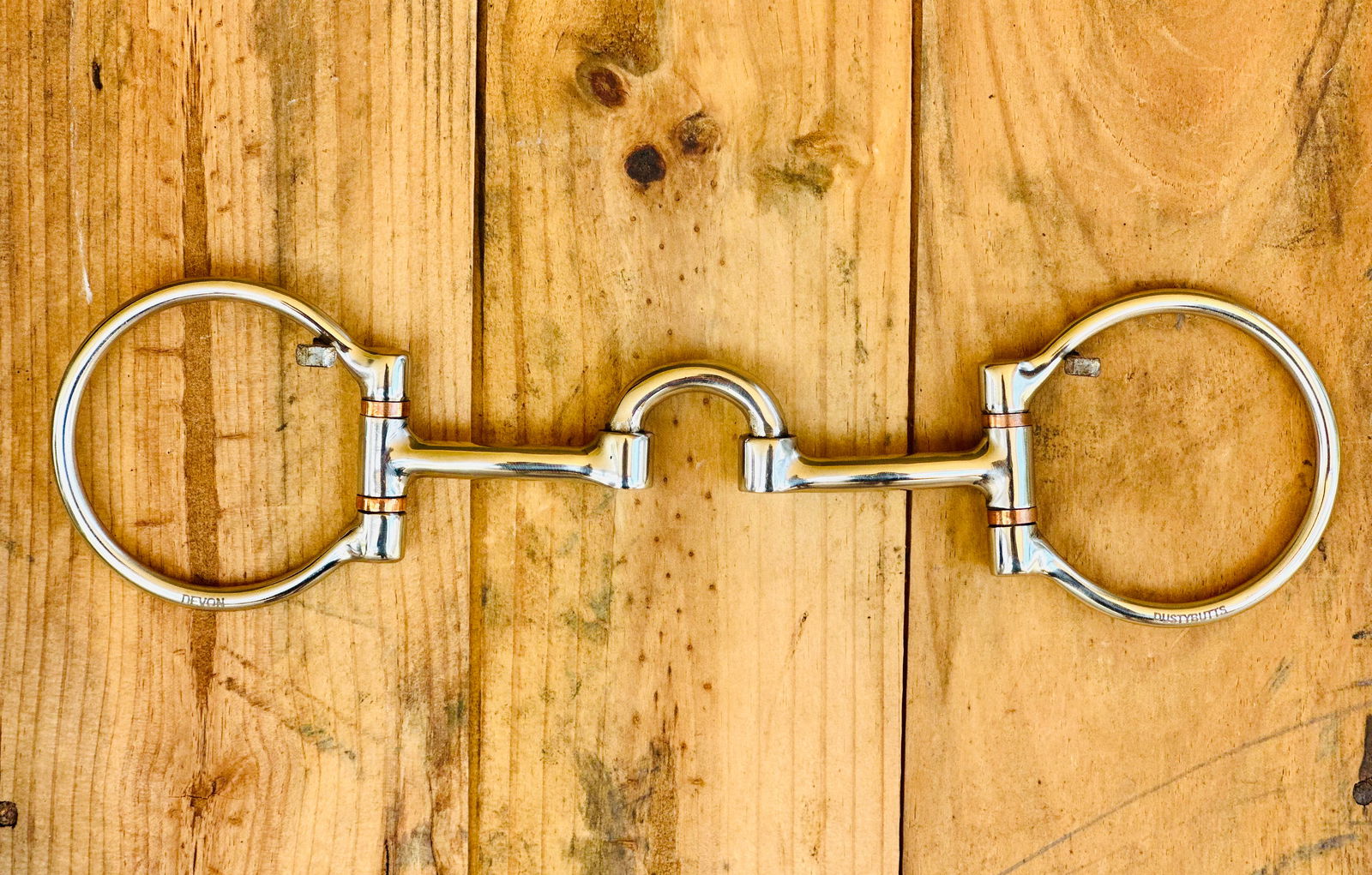 Dustybutts D-Ring 'Devon' Ported Snaffle Bit Dustybutts Australia
