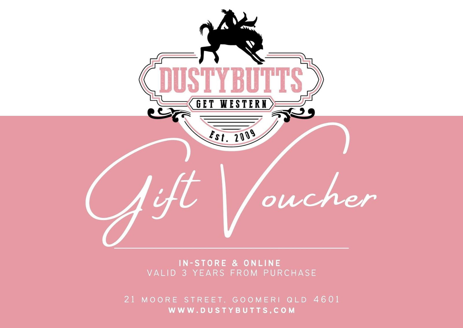 Dustybutts Gift Voucher -  - Dustybutts Australia