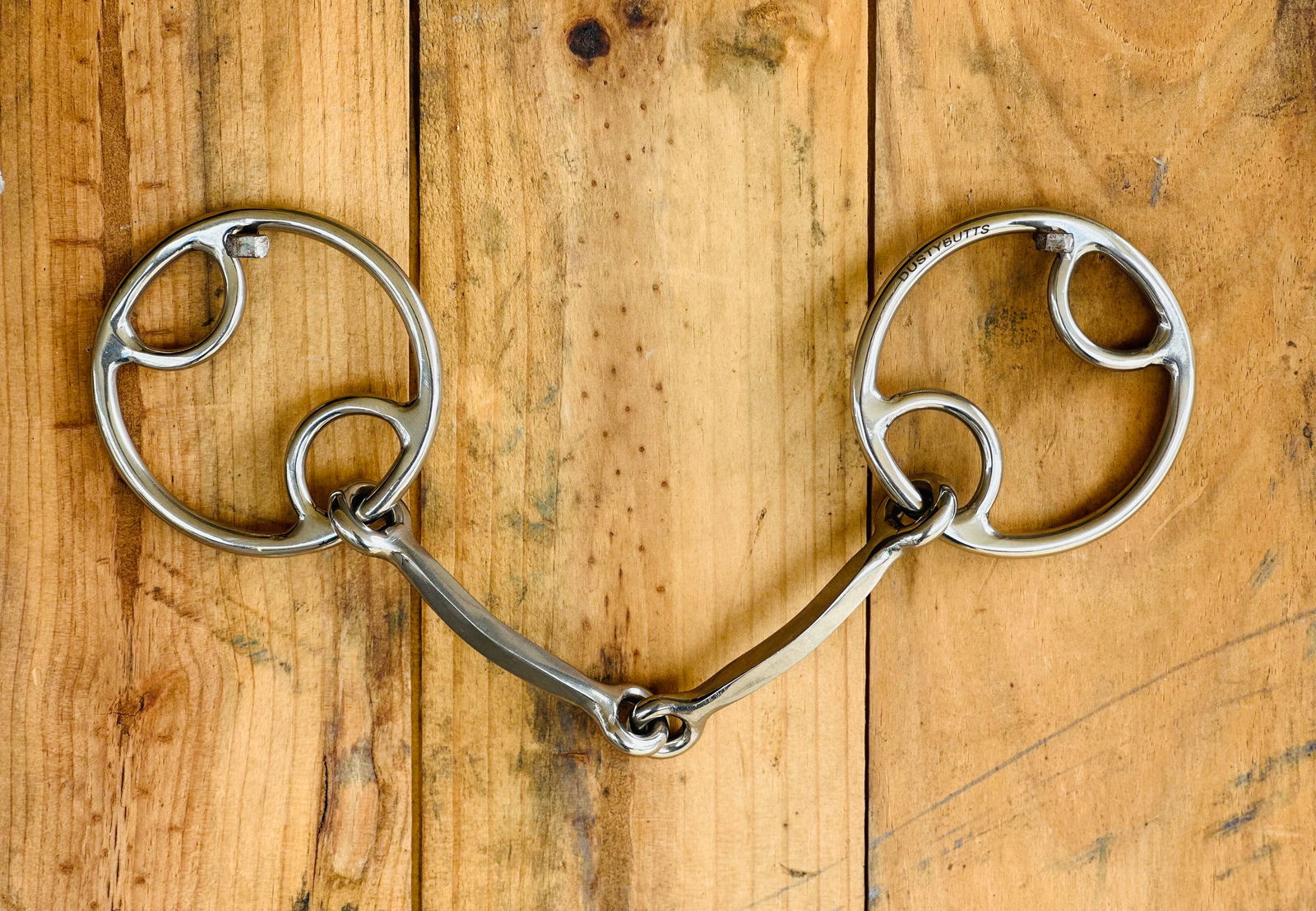 Dustybutts ‘Nav’ Locked Snaffle Bit - Bits - Dustybutts Australia