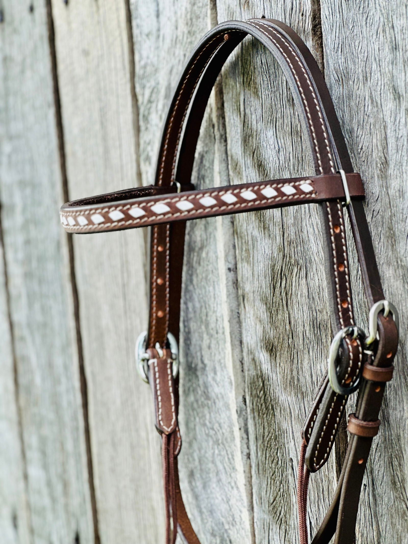 Dustybutts Oiled Harness Leather Gag Bridle // Cob - Dustybutts Australia