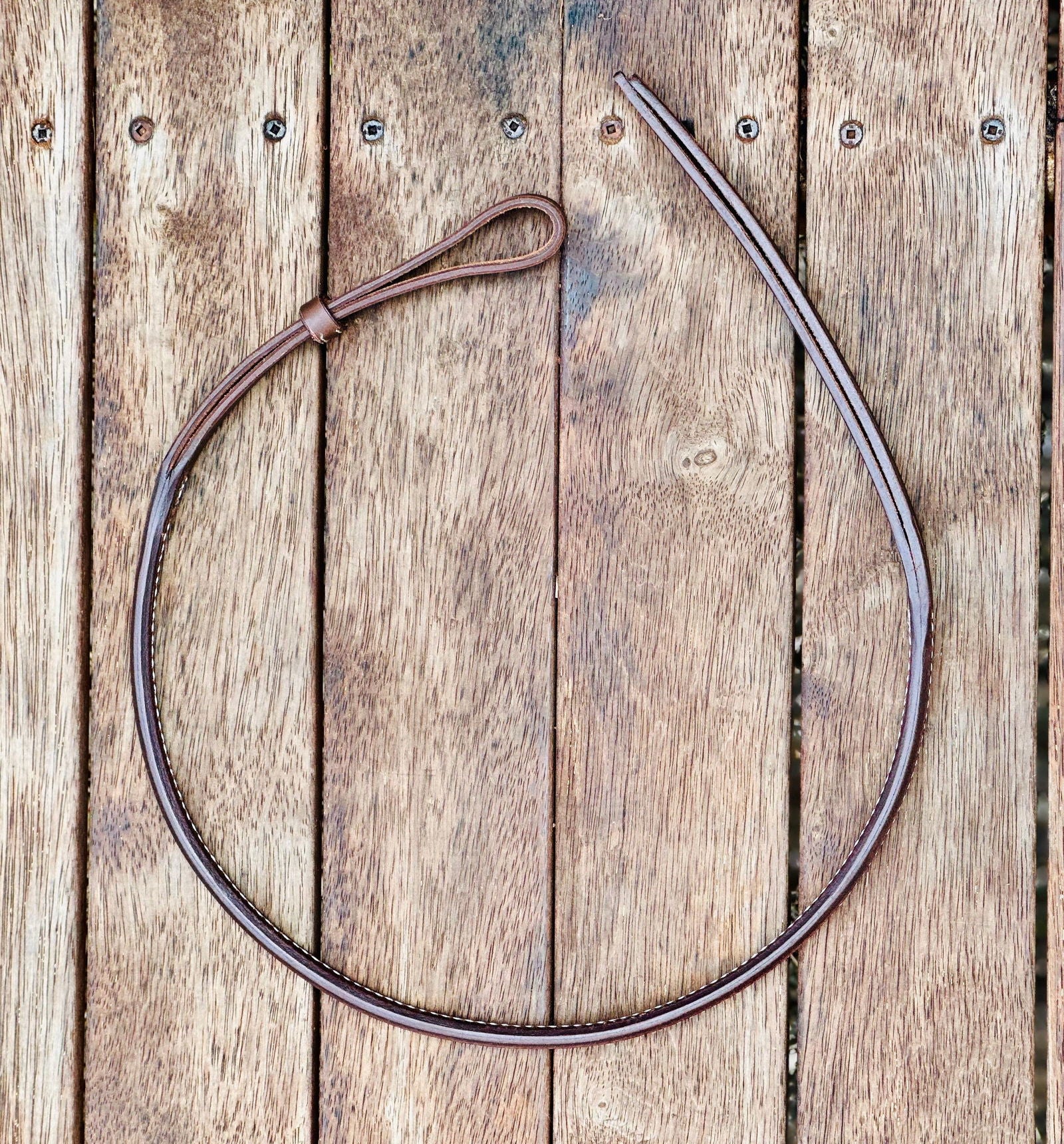 Dustybutts Rolled Harness Leather Quirt - Dustybutts Australia