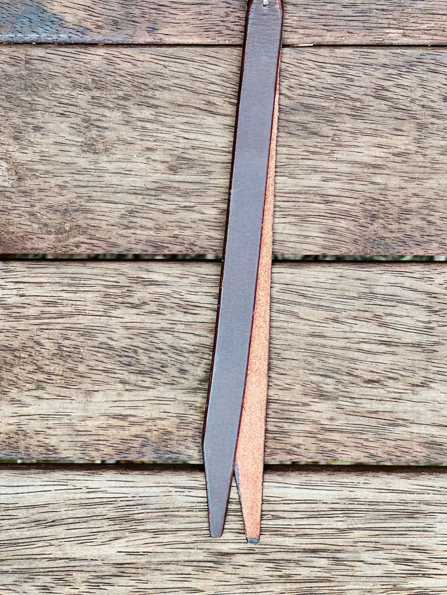 Dustybutts Rolled Harness Leather Quirt - Dustybutts Australia