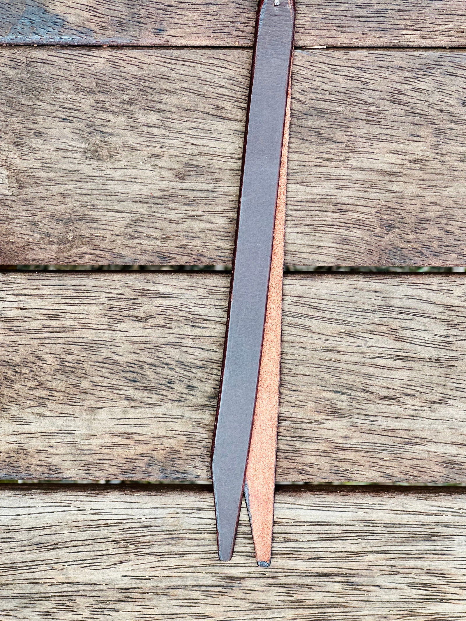 Dustybutts Rolled Harness Leather Quirt - Dustybutts Australia