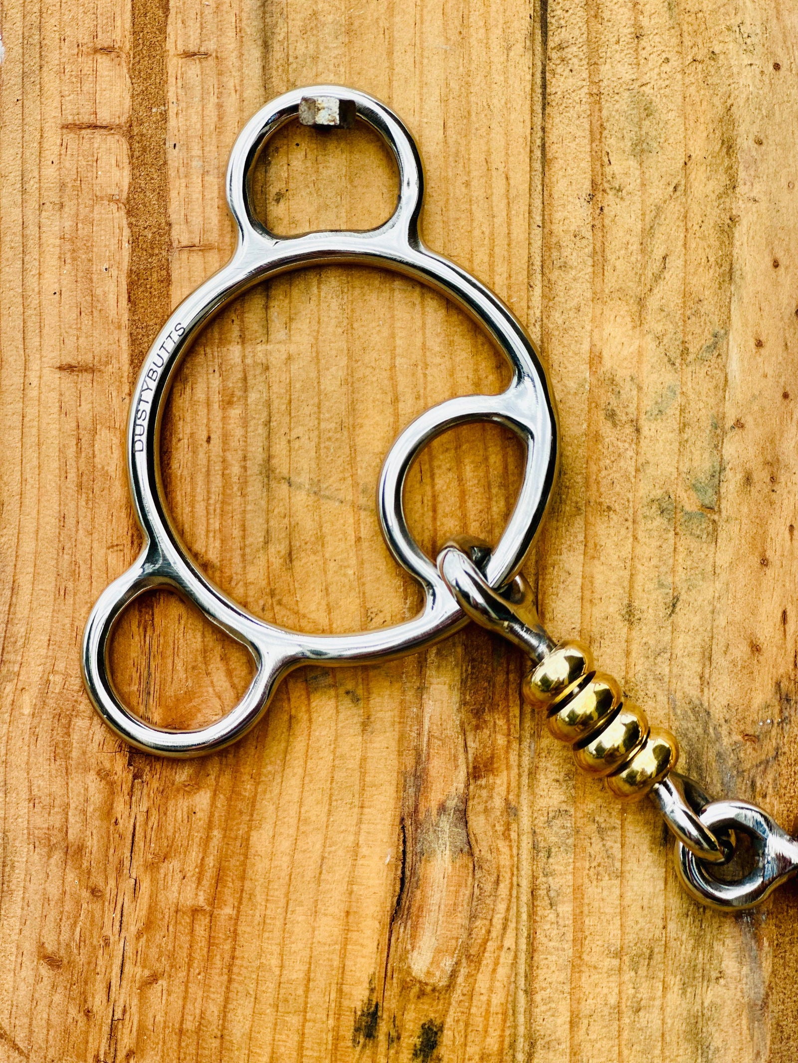 Dustybutts ‘Speedy’ Locked Snaffle Bit -  - Dustybutts Australia