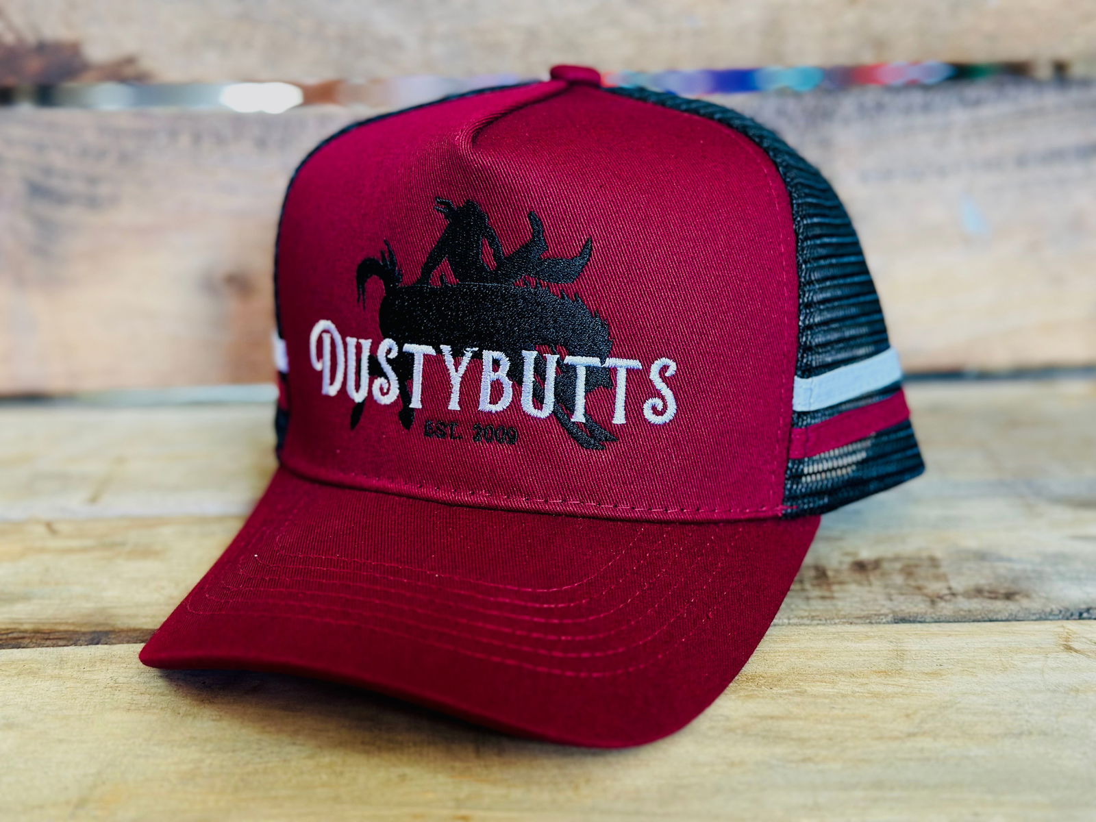 Dustybutts Trucker Cap // Maroon -  - Dustybutts Australia