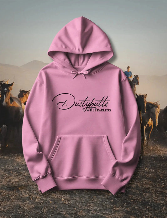 Dustybutts Unisex Oversized Hoodie // Pink - Dustybutts Australia