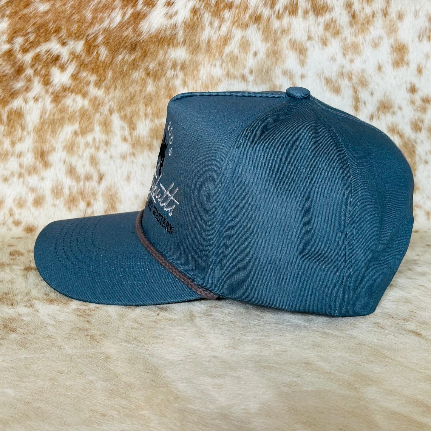 Dustybutts 5 Panel Rope Snapback Cap // Grey