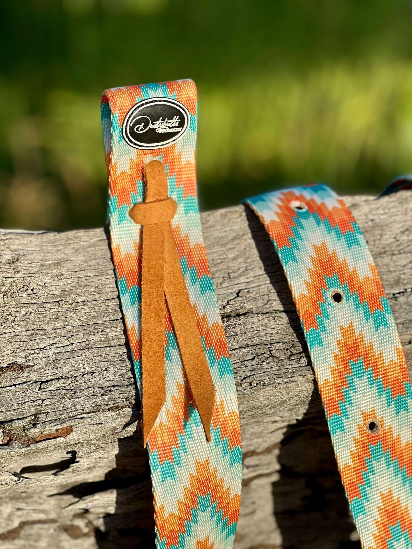 dustybutts-nylon-tie-strap-and-off-billet-set---tribal-latigos---dustybutts-australia-35929375