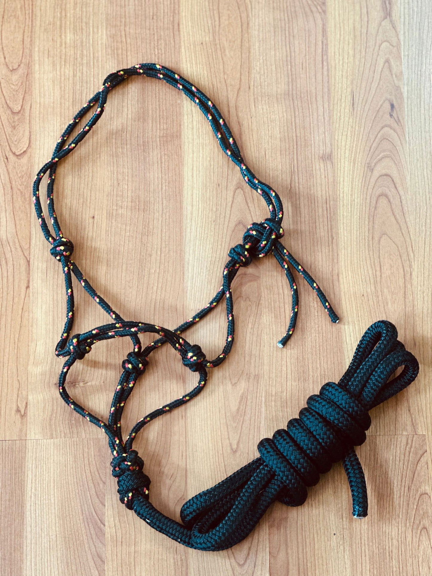 Emerald Rope Halter With 12ft Lead - Pony - Dustybutts Australia