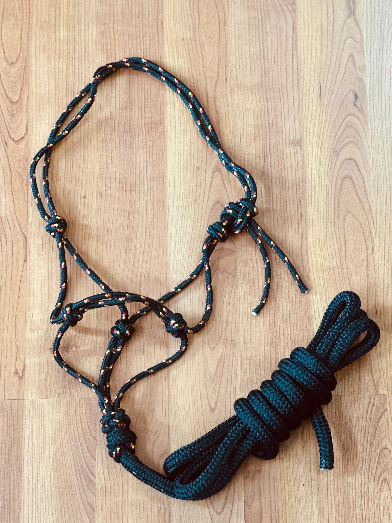 Emerald Rope Halter With 12ft Lead - Pony - Dustybutts Australia