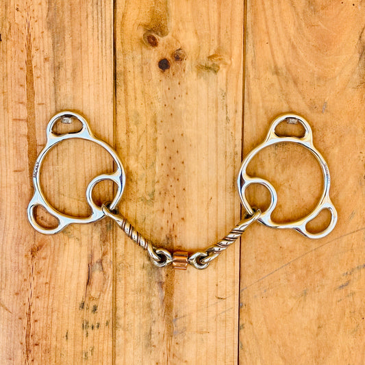 Dustybutts ‘Mickey’ Locked Snaffle Bit