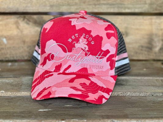 Dustybutts Trucker Cap // Pink Camo